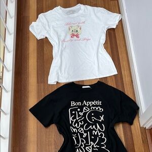 Bon Appétit Black Kids T-Shirt